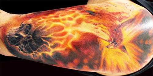 Top 15 disegni del tatuaggio del fuoco
