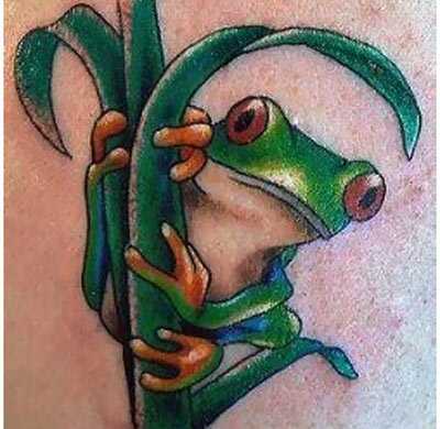 Top 15 disegni del tatuaggio della rana