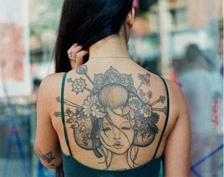 Top 10 disegni di tatuaggio Geisha