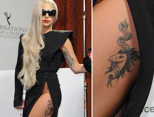 Top 10 disegni di tatuaggio Lady Gaga