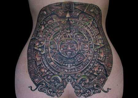 10 Disegni antichi del tatuaggio Maya