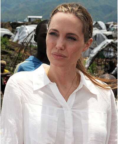 10 foto di Angelina Jolie senza trucco