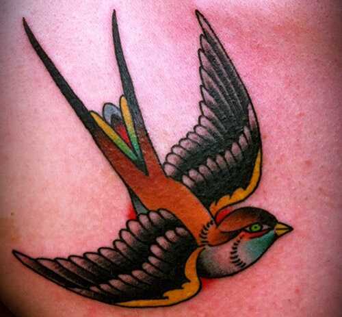 12 Tatuaggi ispiratori e sparrow