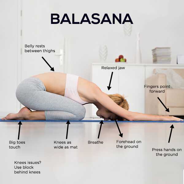 Come fare la Balasana e quali sono i suoi vantaggi