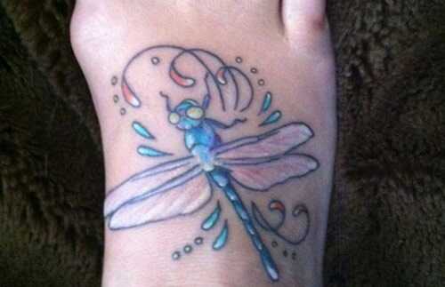 15 fantastiske Dragonfly tatoveringsdesigner