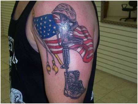 Top 15 vojenské tetovanie vzory