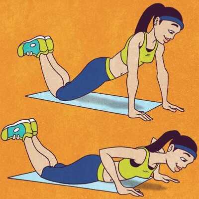 8 typer push-ups til kvinder og deres fordele