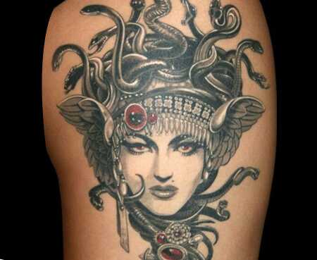 Top 10 Medusa tatoveringsdesign